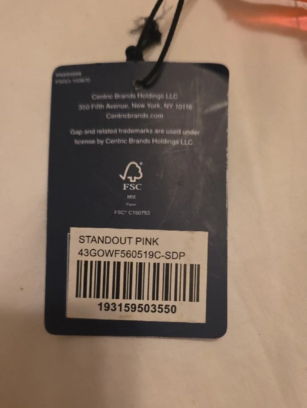 GAP Women’s Black Sandals with Pink Translucent Straps